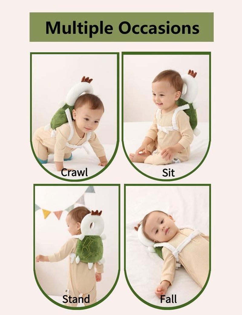 Baby Head Protector Cushion Backpack, Cute Protect Babyhead Toy.