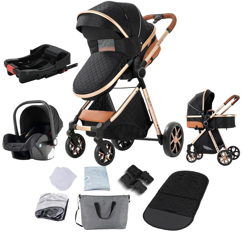 Baby Stroller 3 in 1 Stroller for Baby Car Lightweight Strollers Baby Carriage ISOFIX BASE Baby Travel Stroller Newborn Stroller