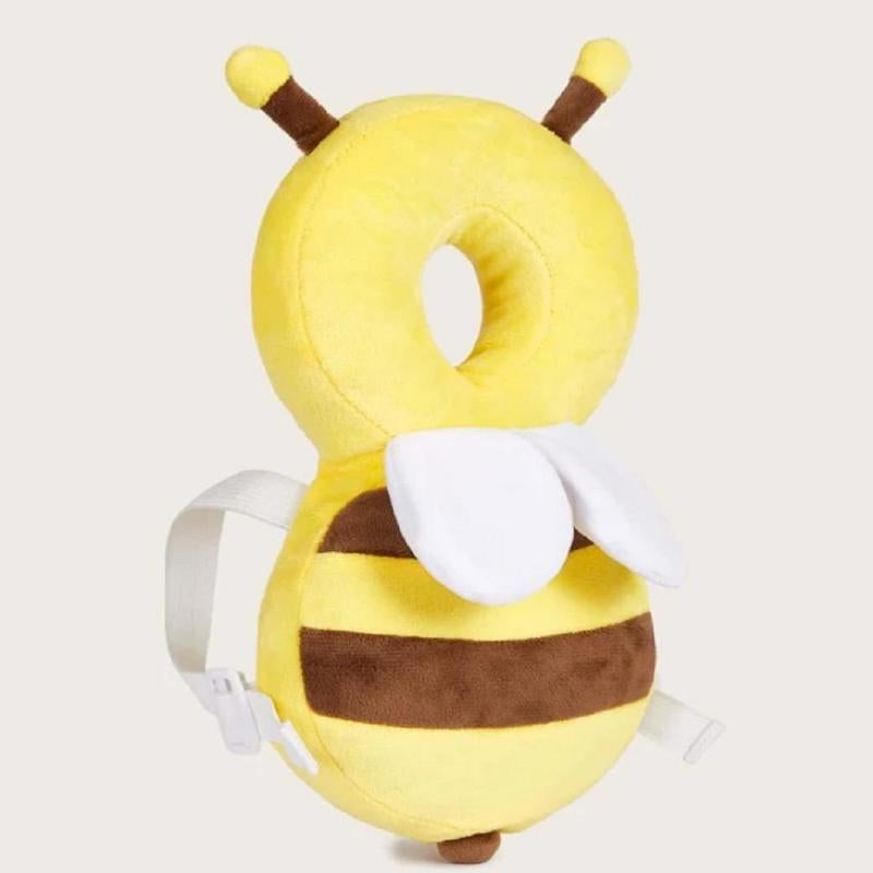 Cute Bee Design Baby Headrest Pillow, Breathable Baby Headrest Protective Pad, Baby Walking Headrest Pillow, Baby Travel Essentials