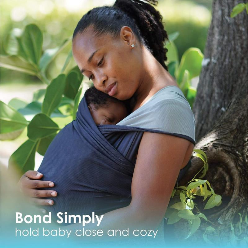 Baby K'Tan Active Oasis Baby Carrier | Black-Grey