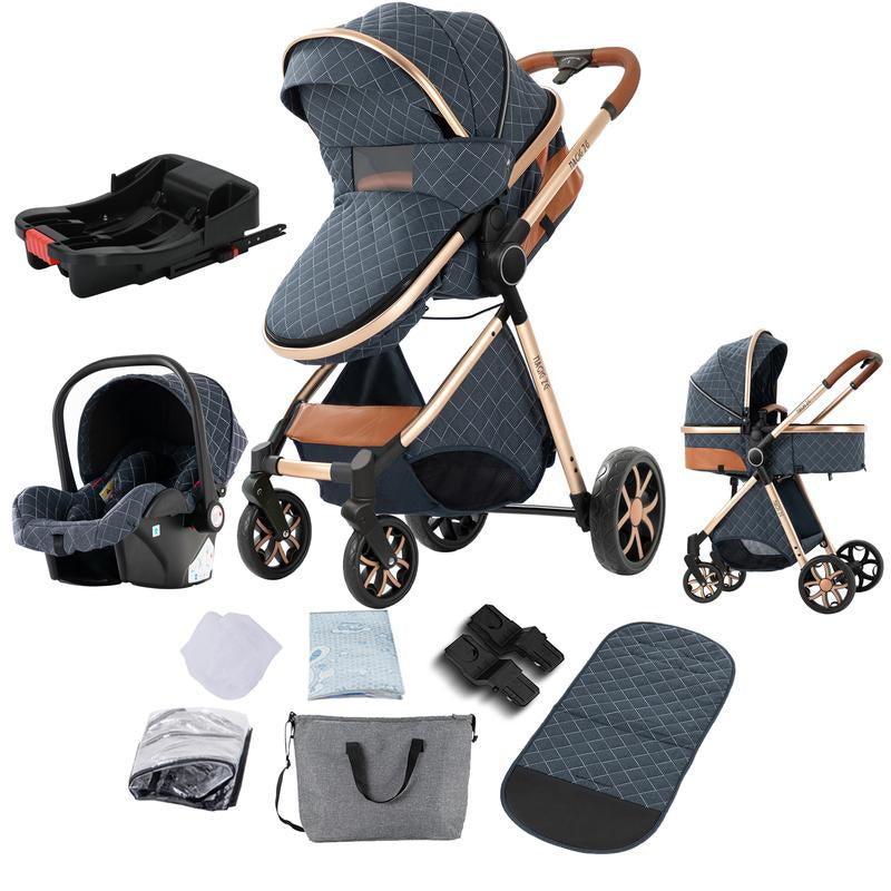 Baby Stroller 3 in 1 Stroller for Baby Car Lightweight Strollers Baby Carriage ISOFIX BASE Baby Travel Stroller Newborn Stroller