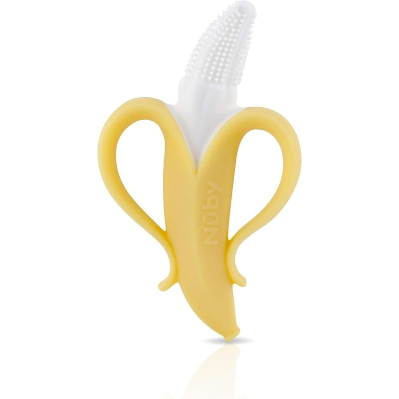 Baby Teething Toys Silicone Teethers, Banana Massaging Teether