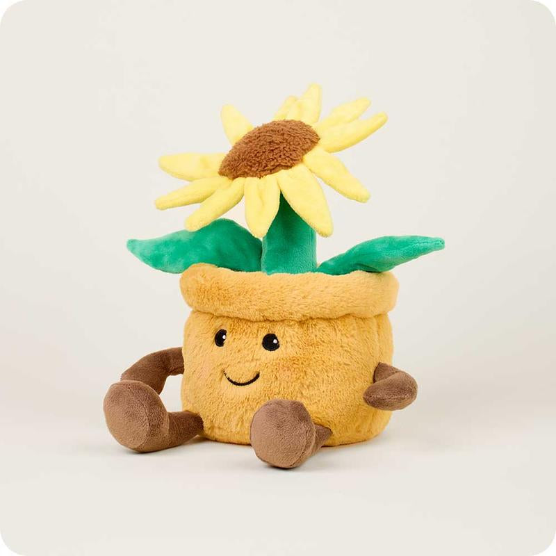 Yellow Flower Pot Warmies Soft Stuffed Animal Weighted Stuffed Animals