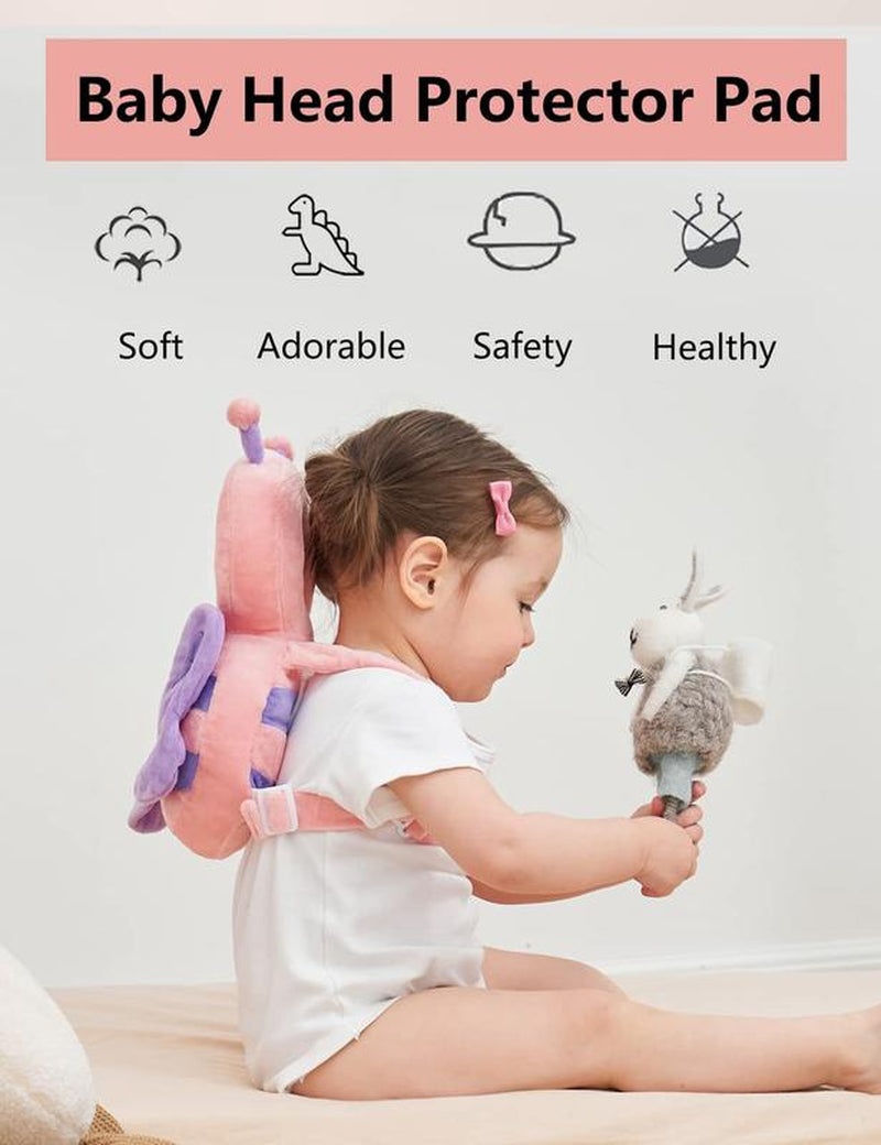 Baby Head Protector Cushion Backpack, Cute Protect Babyhead Toy.
