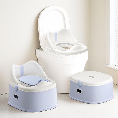 3-In-1 Toddler Potty Training Toilet for Boys and Girls Multi-Use Baby Potty Chair for Toddlers 1-3 Training Potty Seat Toddler Toilet Baby Potty Training Seat with Step Stool