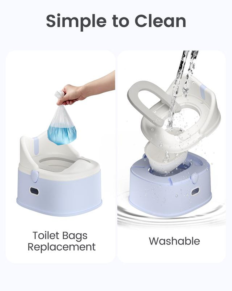 3-In-1 Toddler Potty Training Toilet for Boys and Girls Multi-Use Baby Potty Chair for Toddlers 1-3 Training Potty Seat Toddler Toilet Baby Potty Training Seat with Step Stool
